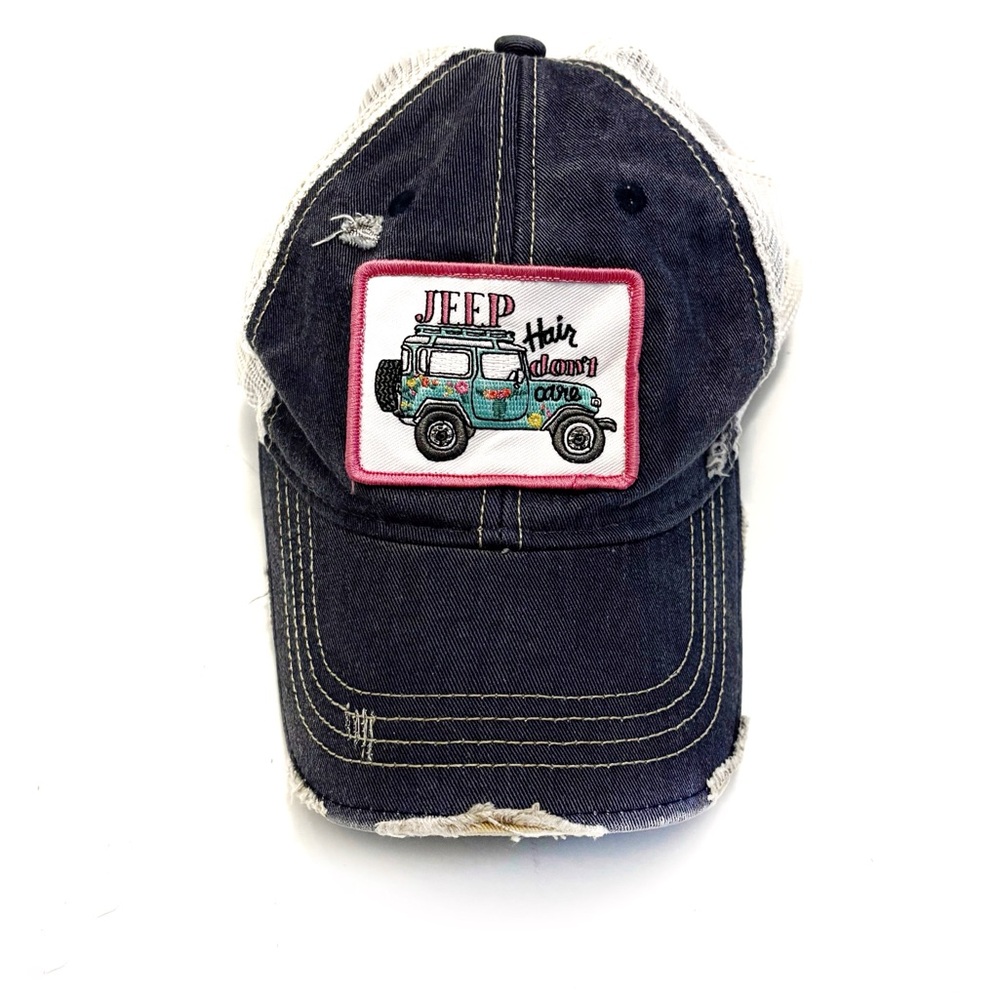 Judith March Distressed Trucker Hat